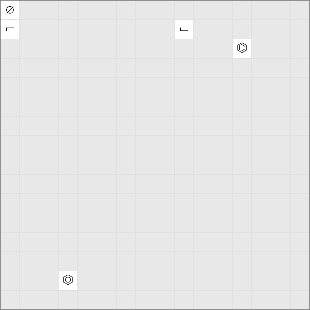 Unicode characters 2300-23FF in the Radical font