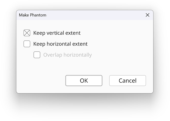 Make phantom dialog in the Radical Pie equation editor
